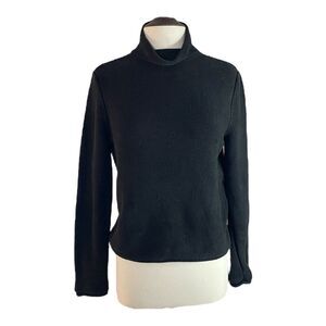 Ralph Lauren woman’s mock Turtleneck Sweater | black | size M